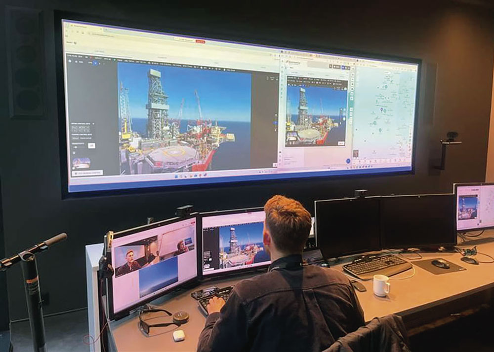 Inspection-Engineer-piloting-the-drone-during-the-historic-event-at-Edvard-Grieg